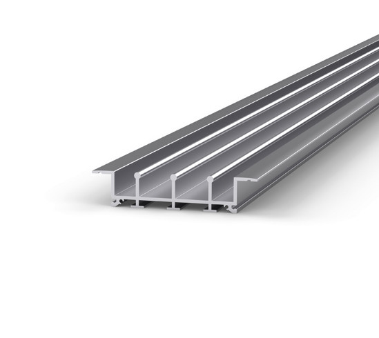 FloorTrack recessed rail 3 doors