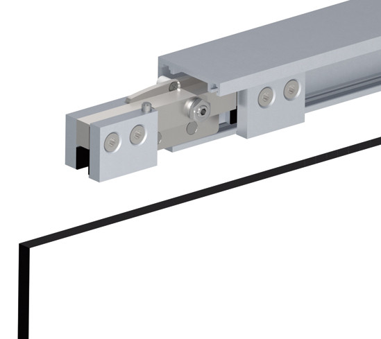 SlideTec optima 80 Set Ceiling Mounting with damping mechanism single door