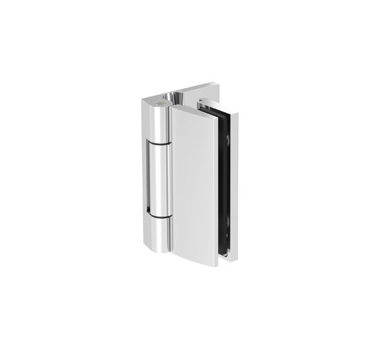 Avila Shower Door Hinge glass/wall 90° opens outwards with chamfer