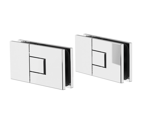 Shower Door Hinge Juna glass/glass 180°