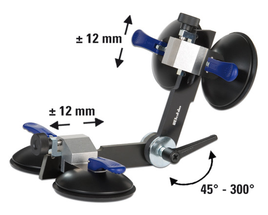 Winkelsauger Verifix®, stufenlos verstellbar