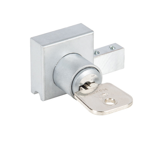 Slide Rail Pressure cylinder lock, left