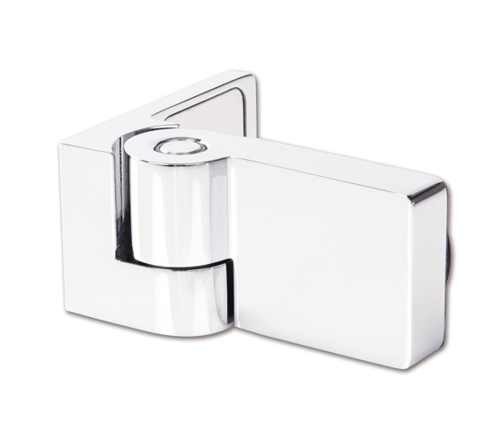 Shower Door Hinge Lugo glass/wall 90° opens outwards DIN left