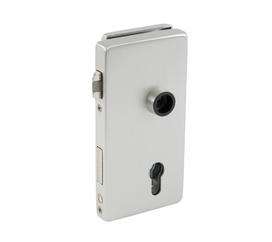 Glass Door Lock Alea DIN right Profile Cylinder