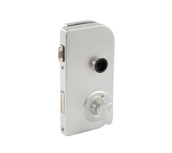 Glass Door Lock Olis DIN right WC