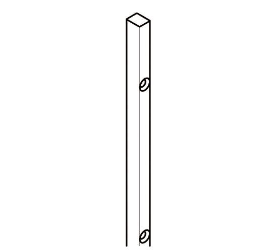 Support Profile for Shower Door Sealing Strips