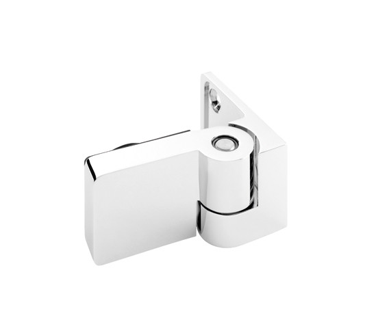 Shower Door Hinge Lugo glass/wall 90° opens outwards DIN right