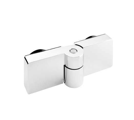 Shower Door Hinge Lugo glass/glass 180° opens outwards DIN right