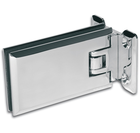 Shower Door Hinge Milano glass / wall 90° Both Sides Wall Mounted