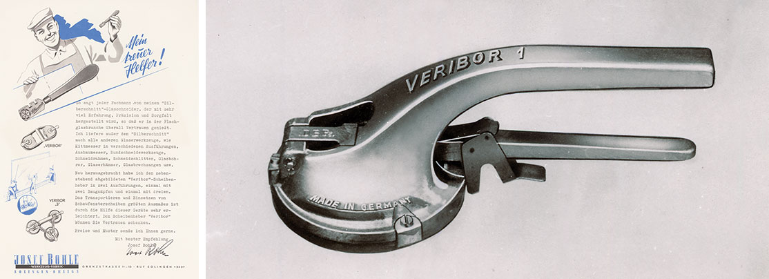 Ventouse VERIBOR® – Bohle: corps en aluminium à 1 tête avec pompe