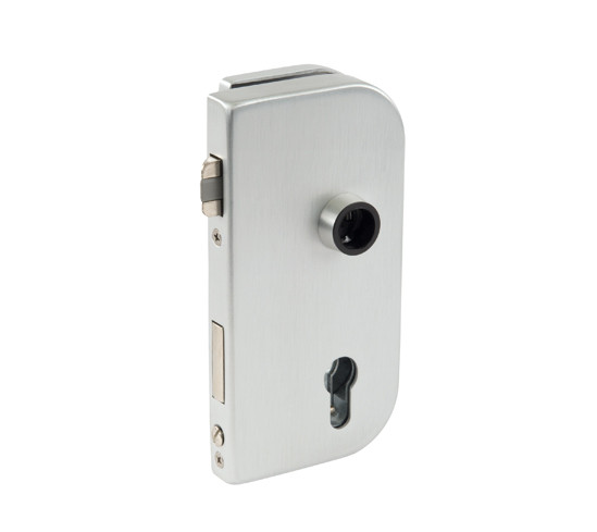 Glass Door Lock Olis DIN right Profile Cylinder