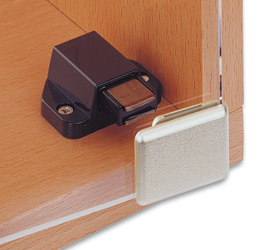 Pushbutton Magnetic Latch for Glass Door Handle