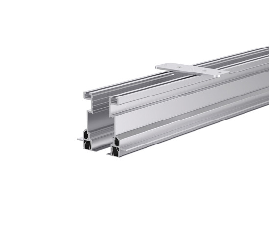 Bohle MasterTrack® BT Profile Set for flush installation on the ceiling for one door