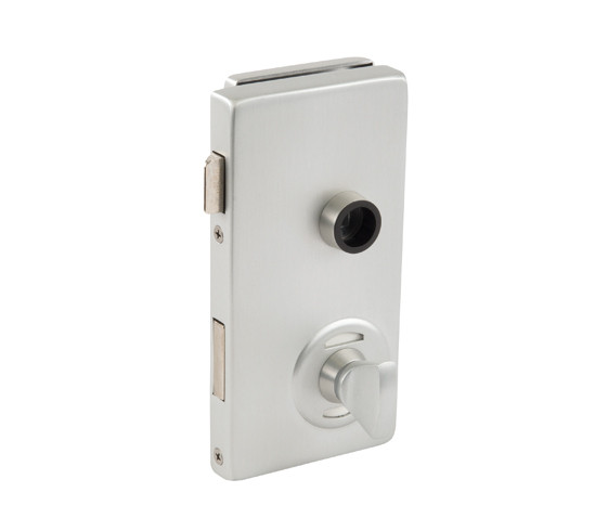 Glass Door Lock Alea DIN right WC