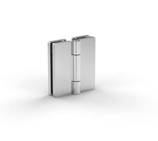 Shower Door Hinge Madrid glass/glass 180°