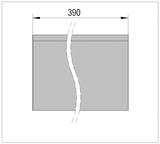 End Cap for Handrail angular 1-3/16" (30 x 25 mm)