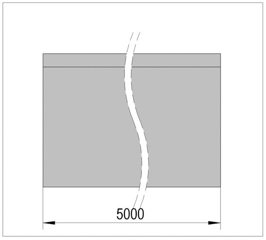 Handrail angular 1 x 13/16" (26 x 20 mm)