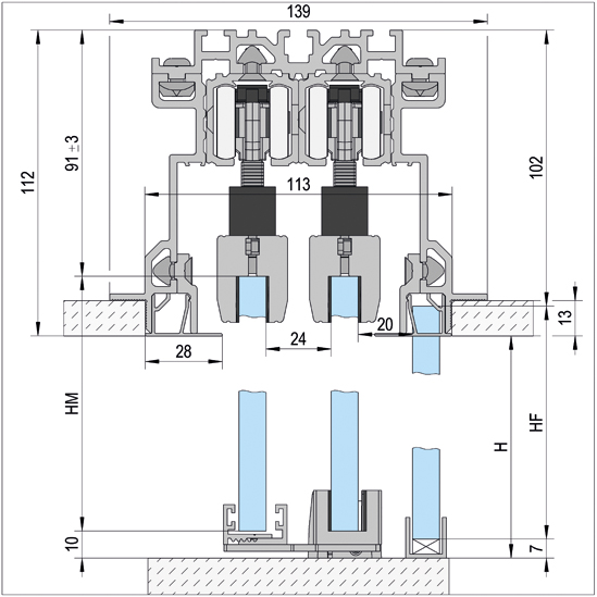 Bohle MasterTrack® BT Vezetősín