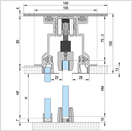 Bohle MasterTrack® BT Vezetősín