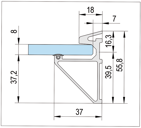 Glass Shelf Support Profile For 8 Mm, Standards And Brackets For Glass Shelves Pdf